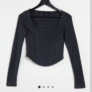 New Look Corset Detail Top